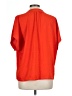 A New Day 100% Polyester Orange Short Sleeve Blouse Size L - photo 2