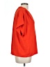 A New Day 100% Polyester Orange Short Sleeve Blouse Size L - photo 4