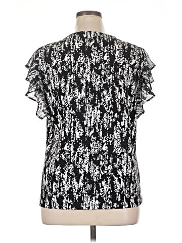Anne Klein Short Sleeve Blouse (view 2)