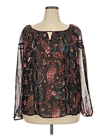 Boutique + Long Sleeve Blouse (view 1)