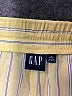 Gap 100% Cotton Stripes Yellow Shorts Size Lg Petite - photo 3