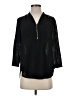Jaclyn Smith 100% Polyester Black 3/4 Sleeve Blouse Size S - photo 1