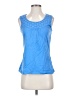 Debbie Morgan Blue Sleeveless Blouse Size S - photo 1
