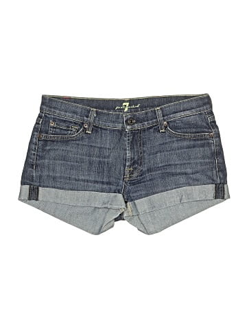 7 For All Mankind Denim Shorts (view 1)