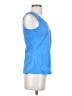 Debbie Morgan Blue Sleeveless Blouse Size S - photo 4