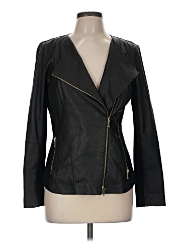 Lafayette 148 New York Leather Jacket (view 1)