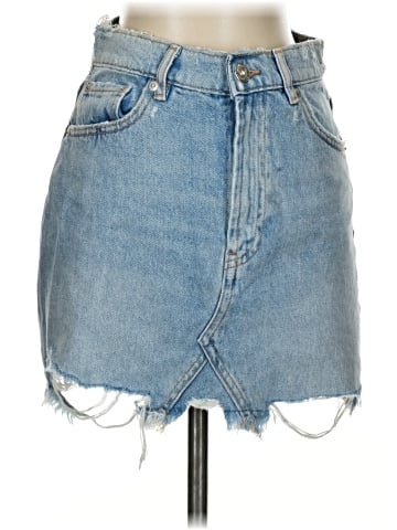 Zara Denim Skirt (view 1)