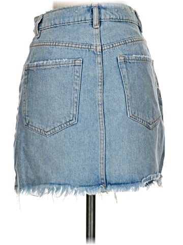 Zara Denim Skirt (view 2)
