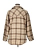 Zaful 100% Polyester Plaid Tan Coat Size XL - photo 2
