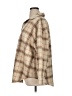 Zaful 100% Polyester Plaid Tan Coat Size XL - photo 5