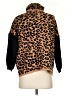 THML Animal Print Brown Pullover Sweater Size XS - photo 2