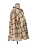 Zaful 100% Polyester Plaid Tan Coat Size XL - photo 4