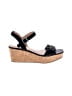 Sun + Stone Black Wedges Size 8 1/2 - photo 1