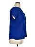 INC International Concepts 100% Polyester Blue Short Sleeve Blouse Size 0X - photo 4