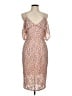 Nicholas 100% Polyester Pink Cocktail Dress Size 6 - photo 1