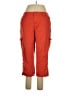 St. John's Bay Orange Cargo Pants Size 14 - photo 1