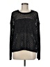 Pilcro Metallic Black Pullover Sweater Size M - photo 1