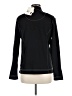 Liz Claiborne 100% Cotton Black Track Jacket Size Med Petite - photo 2