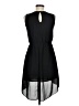 Indulge 100% Polyester Solid Black Casual Dress Size M - photo 2