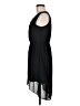 Indulge 100% Polyester Solid Black Casual Dress Size M - photo 5