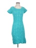 AB Studio 100% Cotton Teal Cocktail Dress Size S - photo 1
