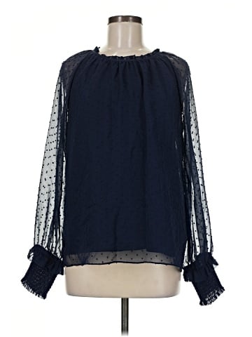 Draper James Long Sleeve Blouse (view 1)