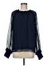 Draper James 100% Polyester Blue Long Sleeve Blouse Size M - photo 1