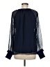 Draper James 100% Polyester Blue Long Sleeve Blouse Size M - photo 2