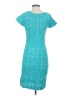 AB Studio 100% Cotton Teal Cocktail Dress Size S - photo 2