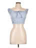 Polly & Esther Blue Sleeveless Blouse Size 1X - photo 1