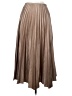 Zara Metallic Tan Formal Skirt Size S - photo 2