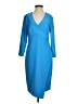 Shoshanna Solid Blue Cocktail Dress Size 4 - photo 1