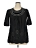 Ire Black 3/4 Sleeve Blouse Size XL (estimated) - photo 1