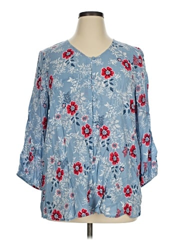 J.Jill 3/4 Sleeve Blouse (view 1)