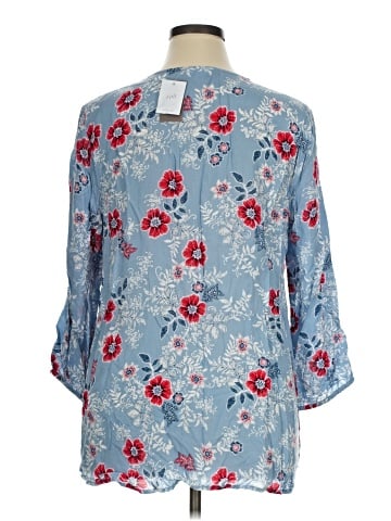 J.Jill 3/4 Sleeve Blouse (view 2)