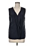 Tory Burch Black Sleeveless Silk Top Size 8 - photo 1