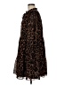 J.Crew 100% Polyester Animal Print Brown Casual Dress Size M - photo 5