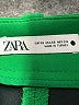 Zara Solid Green Shorts Size XS - photo 3