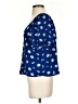 Ann Taylor LOFT 100% Rayon Blue Short Sleeve Top Size XS - photo 5