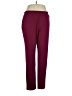 Nina Leonard Solid Burgundy Casual Pants Size XL - photo 1