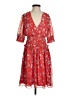 Gianni Bini 100% Polyester Floral Red Casual Dress Size 2 - photo 1