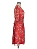 Gianni Bini 100% Polyester Floral Red Casual Dress Size 2 - photo 4