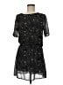Matilde 100% Polyester Stars Black Cocktail Dress Size EU (FR) 40 / US 8 (estimated) - photo 1