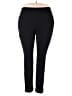 dalia Solid Black Active Pants Size XXL - photo 1