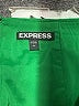 Express Solid Green Formal Skirt Size 4 - photo 4