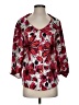 RDI Red 3/4 Sleeve Blouse Size 4 - photo 1