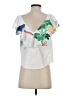 Akemi + Kin 100% Cotton White Short Sleeve Top Size XS - photo 2
