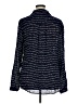 Bella Dahl 100% Rayon Polka Dots Blue Long Sleeve Blouse Size XL - photo 2