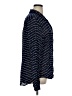 Bella Dahl 100% Rayon Polka Dots Blue Long Sleeve Blouse Size XL - photo 4