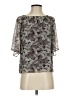 Ann Taylor LOFT 100% Polyester Gray 3/4 Sleeve Blouse Size XS - photo 1